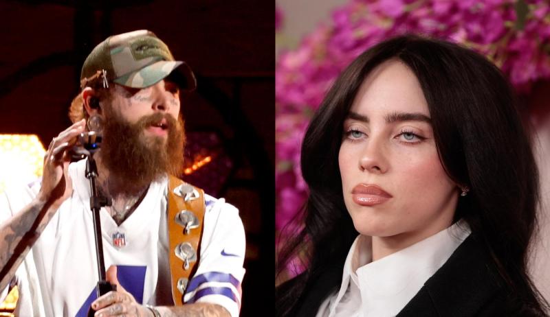 AFP - Post Malone y Billie Eilish.