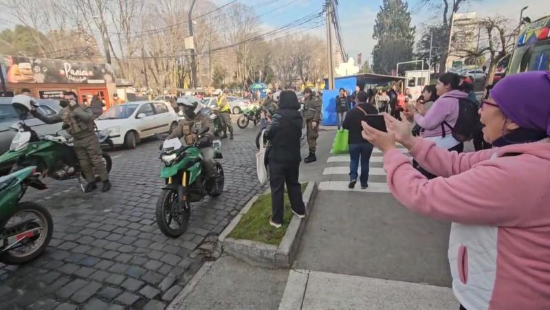 Gentileza - Carabineros regresa al Hospital de Temuco con bebé sustraída
