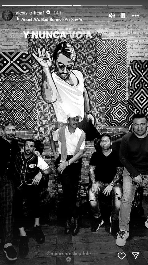 Alexis Sánchez disfrutando de sus vacaciones - Créditos: Instagram