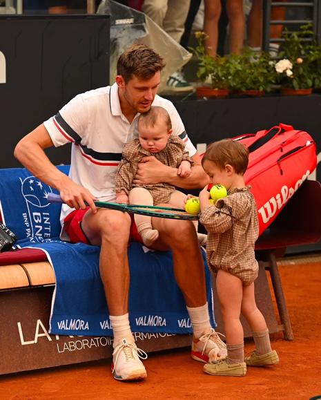 Nicolás Jarry junto a sus hijos Juan y Santiago - Créditos: @internazionalibnlditalia