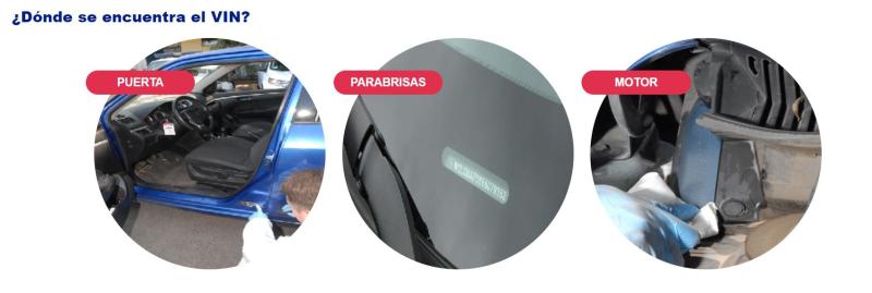 Captura AutoSeguro - Así encuentras el VIN en tu vehículo para consultar encargo por robo