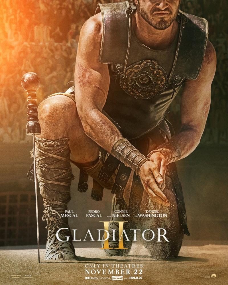 X @GladiatorMovie - Afiche del "Gladiador 2".