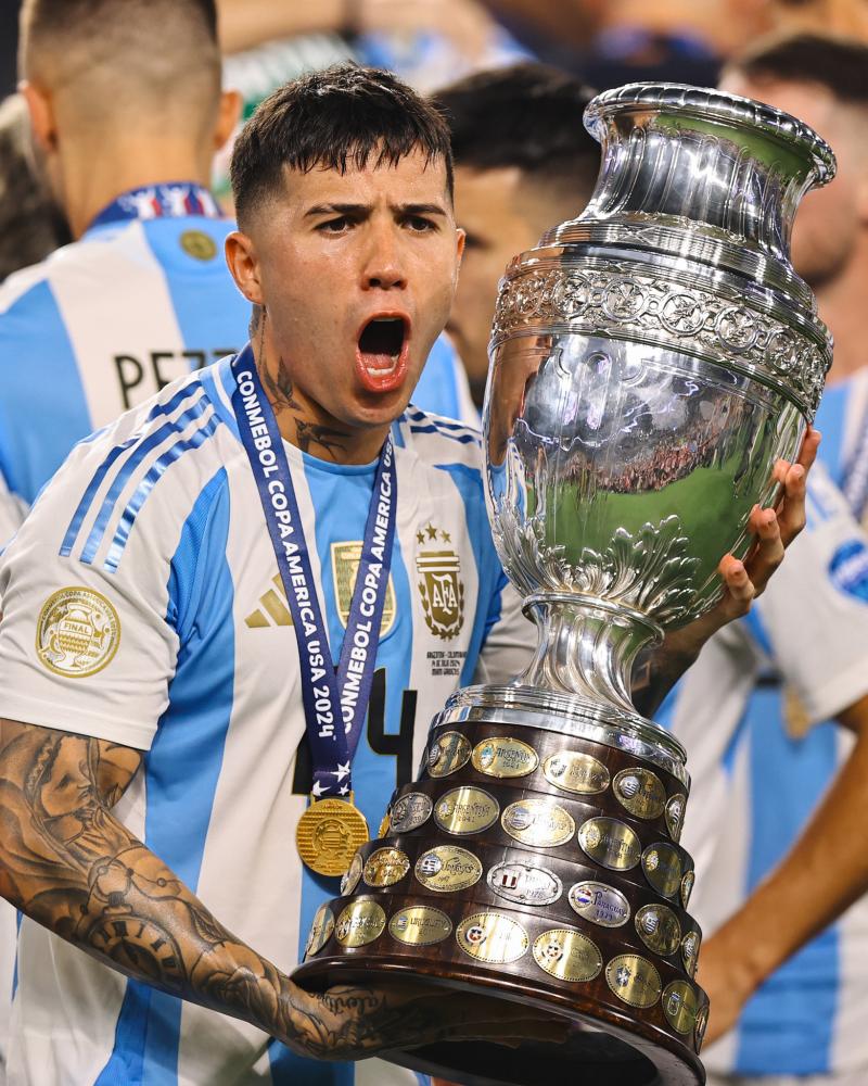 Enzo Fernández en Argentina. Crédito: Argentina