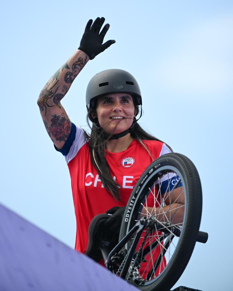 Macarena Pérez terminó quinta en su disciplina en los Juegos Olímpicos - Créditos: Team Chile.