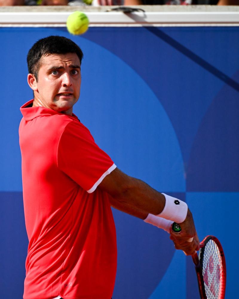 Tomás Barrios en tenis. Crédito: Team Chile.