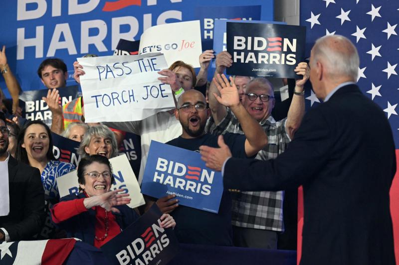 AFP - Joe Biden continúa su campaña electoral pese a críticas por su edad