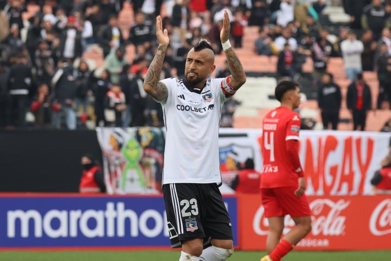 Arturo Vidal en Colo Colo. Crédito: Photosport.
