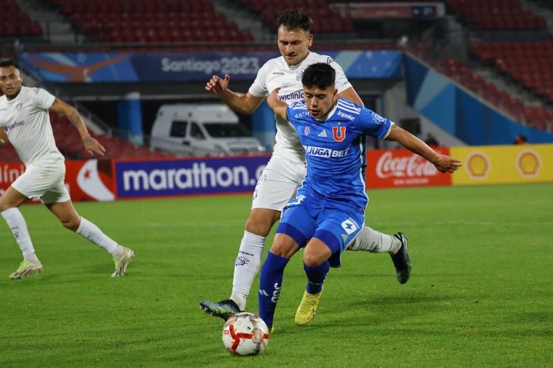 Ignacio Vásquez en Universidad de Chile. Crédito: Photosport.