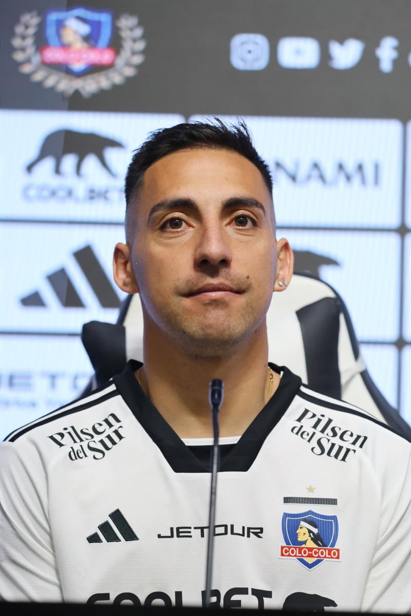 Javier Correa en Colo Colo. Crédito: Photosport.