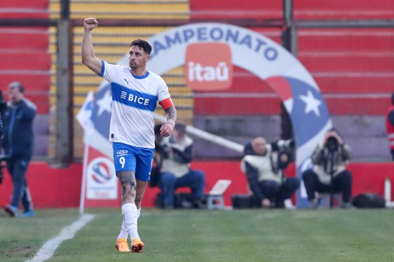 Fernando Zampedri en la UC. Crédito: Photosport.