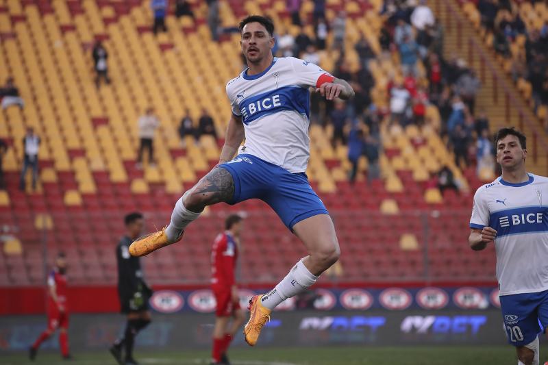 Fernando Zampedri en Universidad Católica. Crédito: Photosport.
