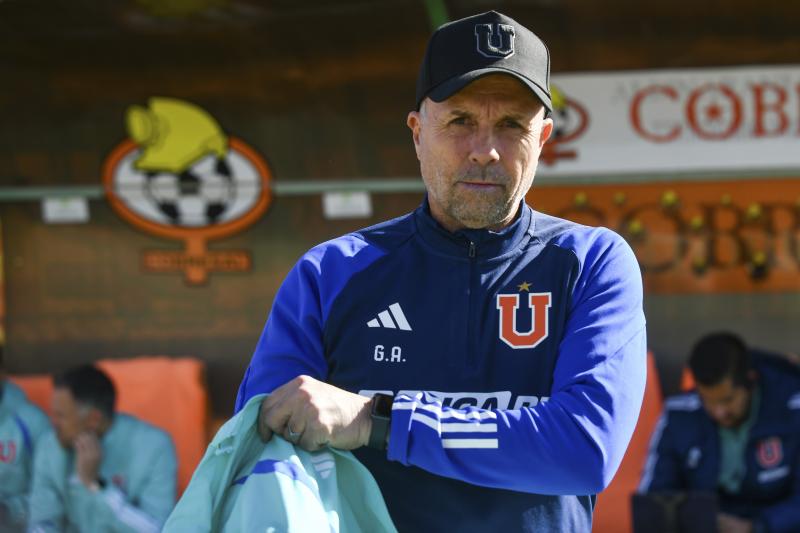 Gustavo Álvarez en Universidad de Chile. Crédito: Photosport.
