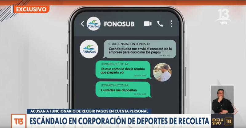 T13 - Denuncian a funcionario de Recoleta