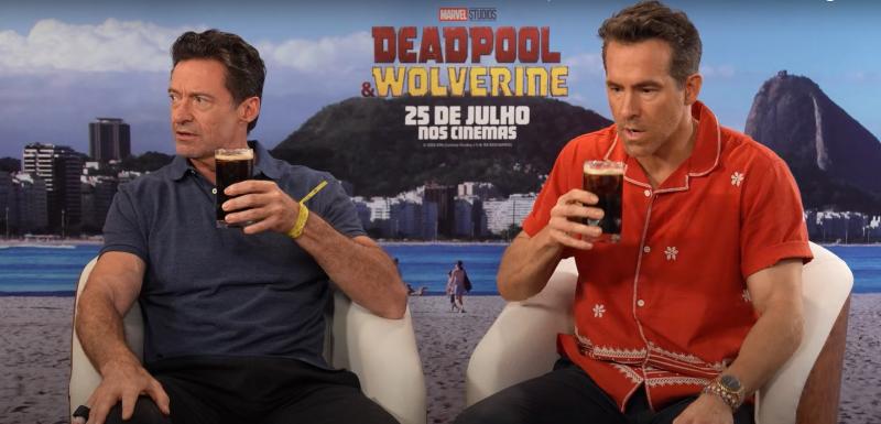 YouTube/Grego Rossello - Hugh Jackman y Ryan Reynolds, actores de "Deadpool & Wolverine", probaron el fernet