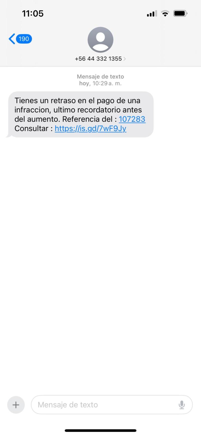 Conaset - Nueva estafa por WhatsApp
