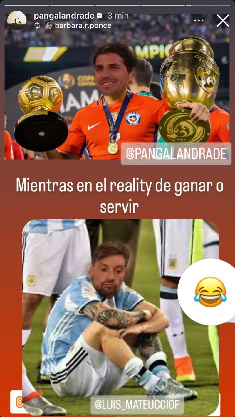 Instagram - Meme de Pangal Andrade y Luis Mateucci