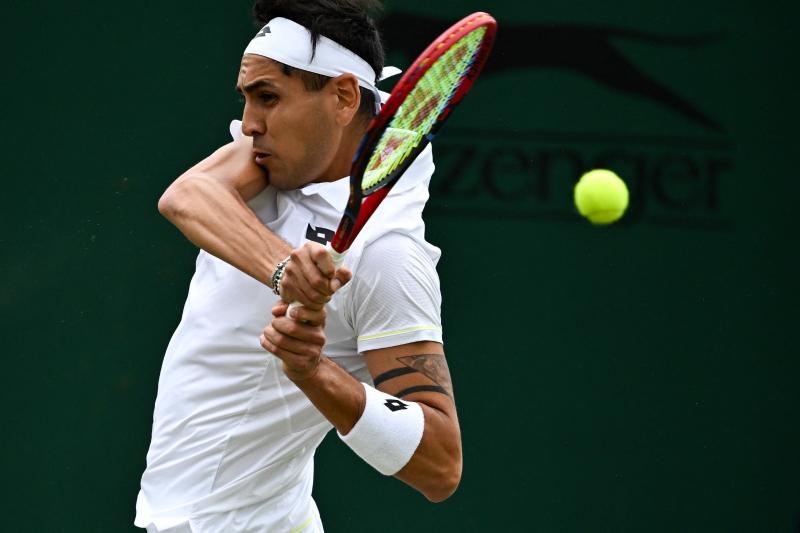 Alejandro Tabilo se despidió de Wimbledon 2024 - Crédito: AFP