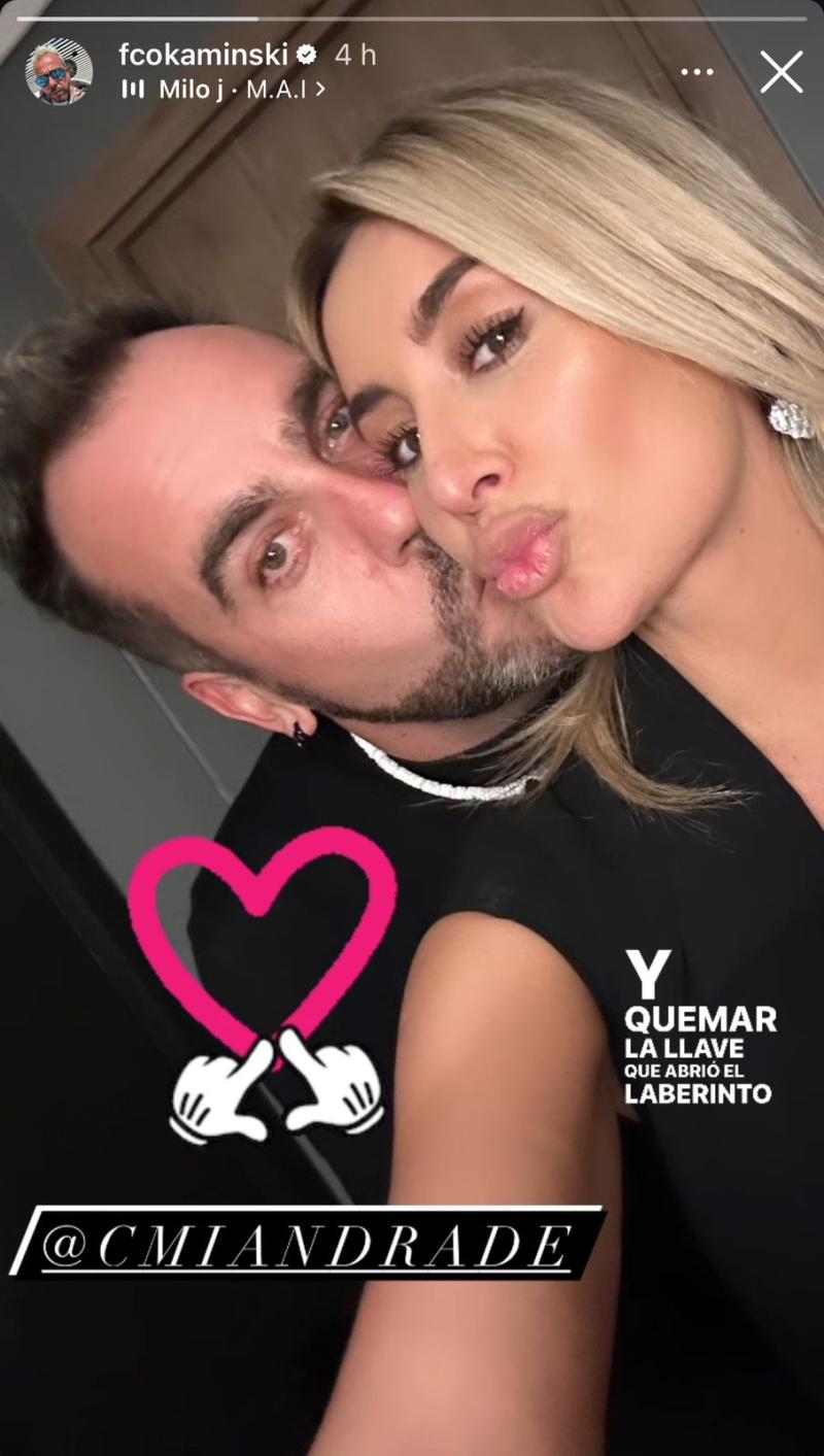 Instagram - Francisco Kaminski y Camila Andrade