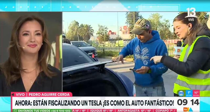 Canal 13 - Fiscalización de un Tesla