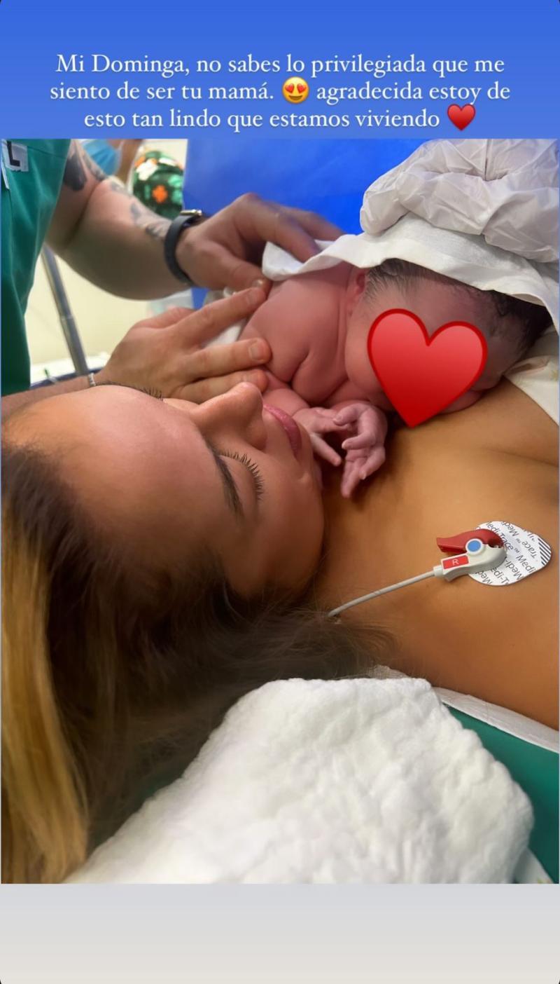 Instagram - Nati Mandiola dio a luz a su hija