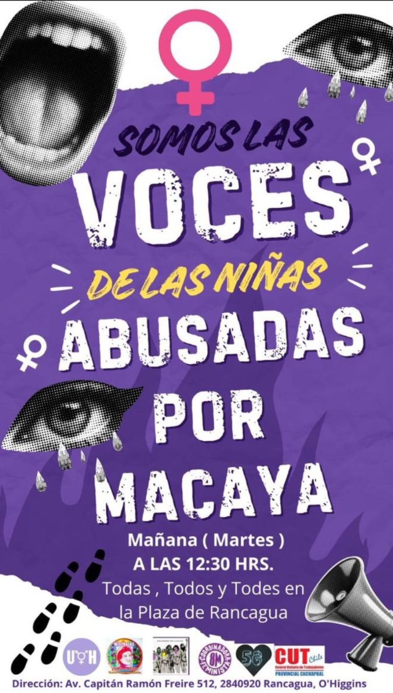 Manifestación contra Javier Macaya