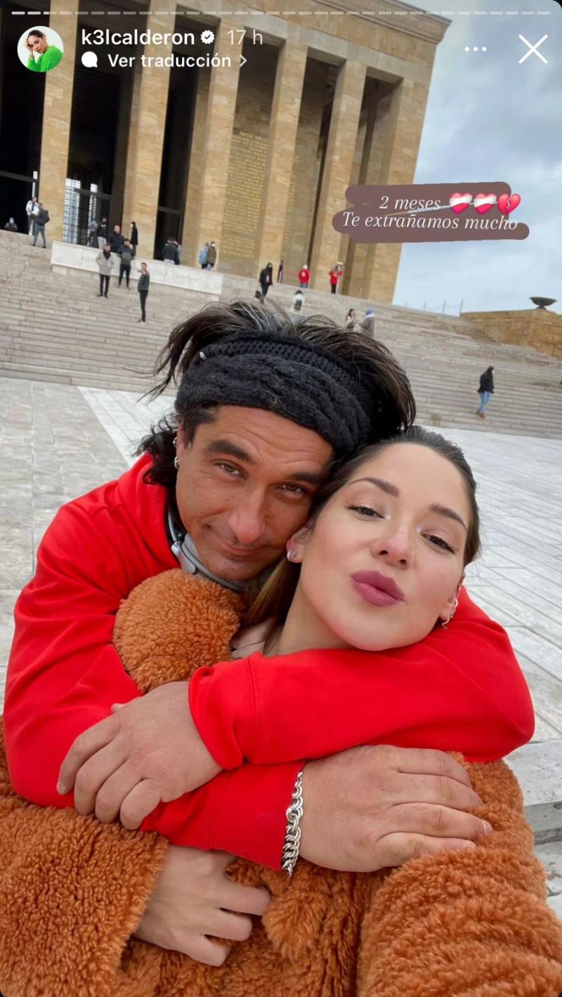 Instagram - Kel Calderon y Claudio Iturra