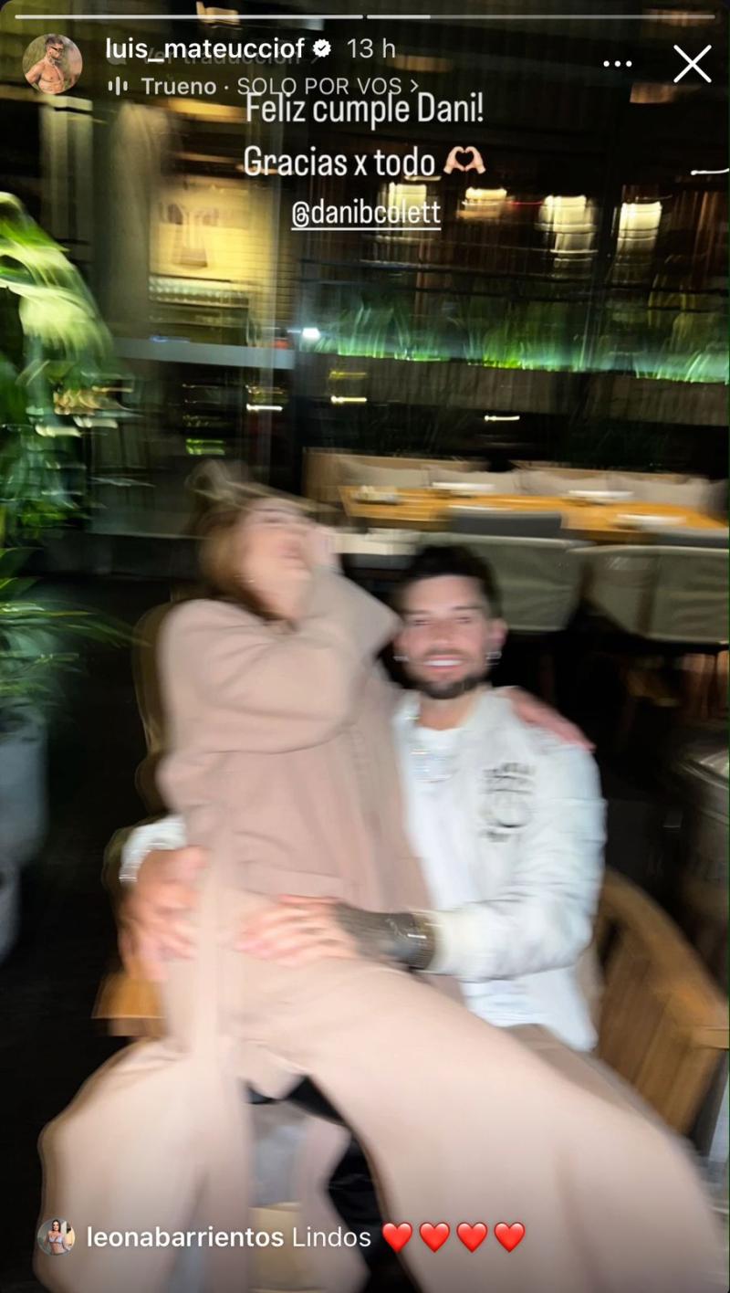 Instagram - Luis Mateucci saludó a Daniela Colett por su cumpleaños