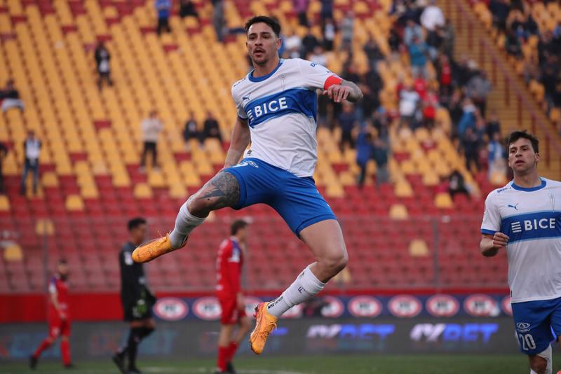 Fernando Zampedri vs Unión La Calera - Créditos: Photosport