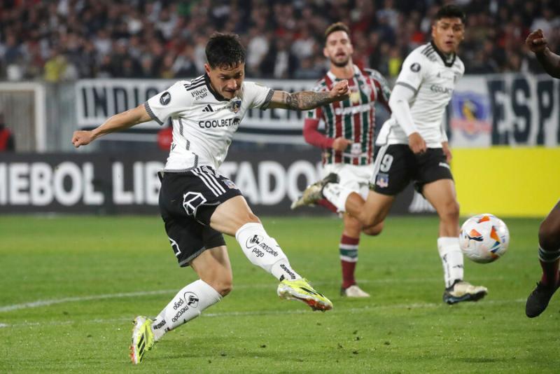 Cristián Zavala en Colo Colo vs Fluminense - Créditos: Photosport