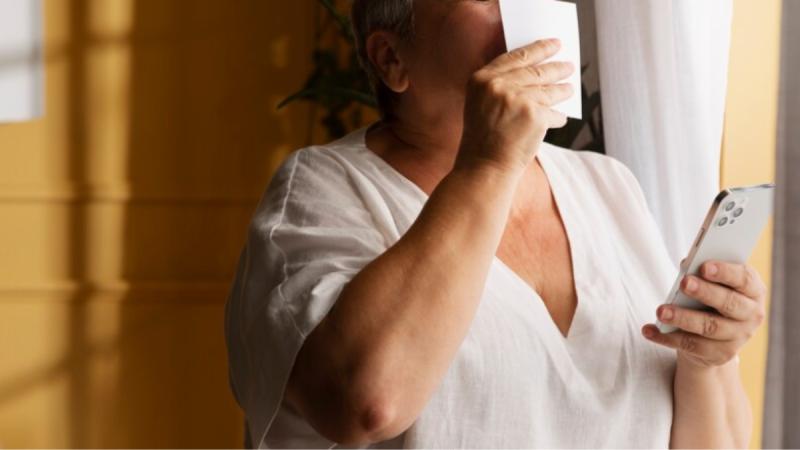 Adulta mayor ganó millonario premio - referencial freepik