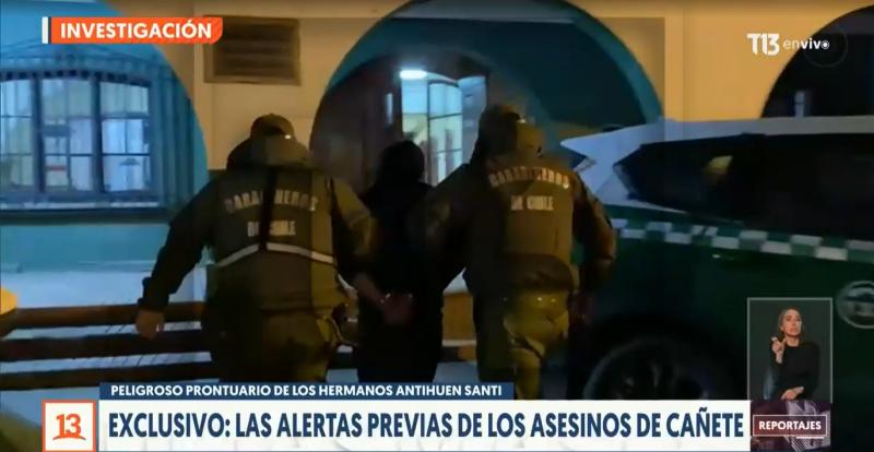 Debía estar detenido desde el 2023: El prontuario de Tomás Antihuen Santi, prófugo por muerte de Carabineros en Cañete