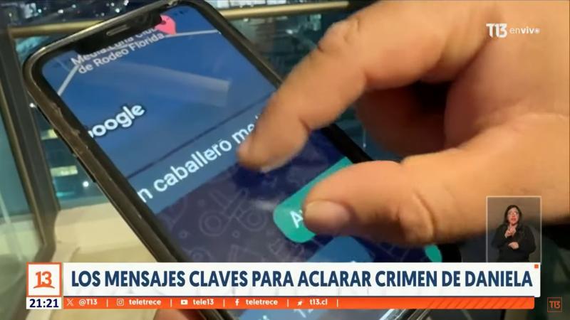 T13 - Mensajes de WhatsApp de Daniela Olate a su hermana