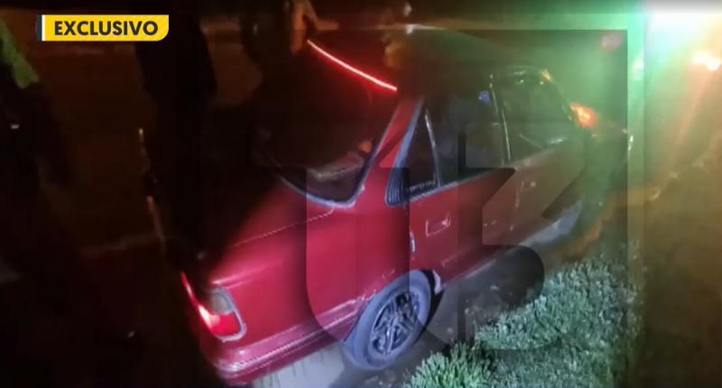 Exclusivo T13: Las imágenes del seguimiento al auto del homicida de Daniela Olate