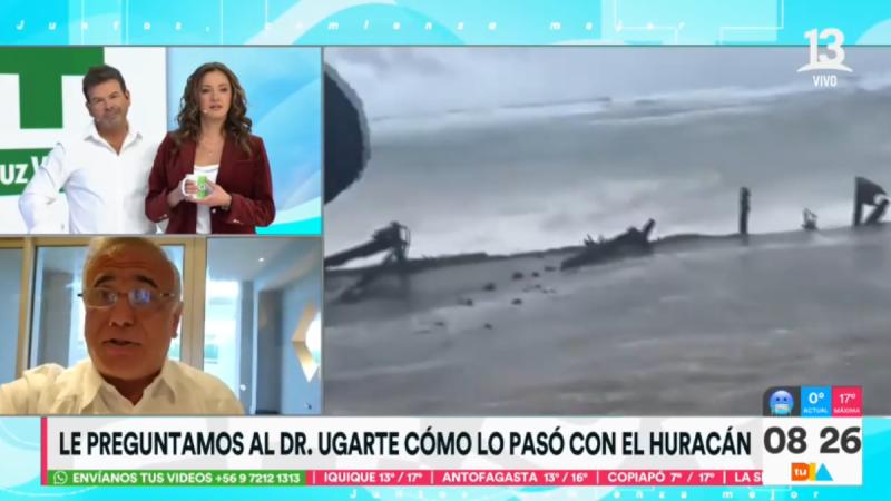 Doctor Ugarte vivió el paso del huracán Beryl - Tu Día