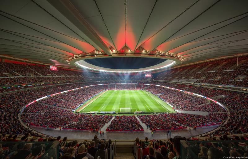 Estadio Metropolitano se alista para el Mundial 2030. Crédito: Atlético Madrid.
