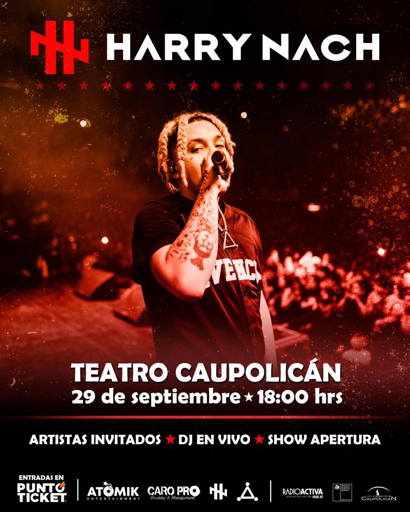 Atomik Entertainment - Harry Nach en el Teatro Caupolicán.