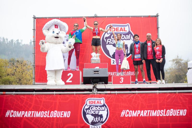 Entre las inscripciones presenciales la Ideal Global Race de Chile en 2023 sumó 5.049 participantes, y 1.420 personas que corrieron de manera virtual, sumando cada uno 20 rebanadas de pan para esta gran meta compartida.