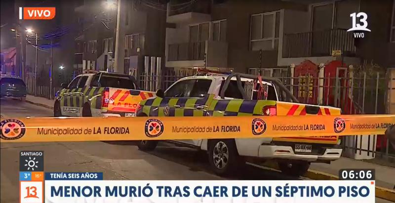 Menor de seis años murió tras caer de séptimo piso en La Florida