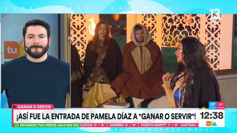 Canal 13 - Luis Mateucci y Pamela Díaz en el Cara a cara