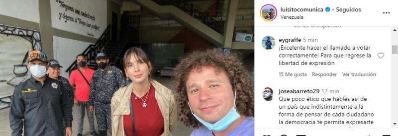 Instagram - Luisito Comunica por elecciones en Venezuela