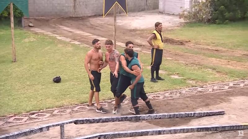 Canal 13 - Pelea entre Austin Palao y Luis Mateucci en '¿Ganar o Servir?'