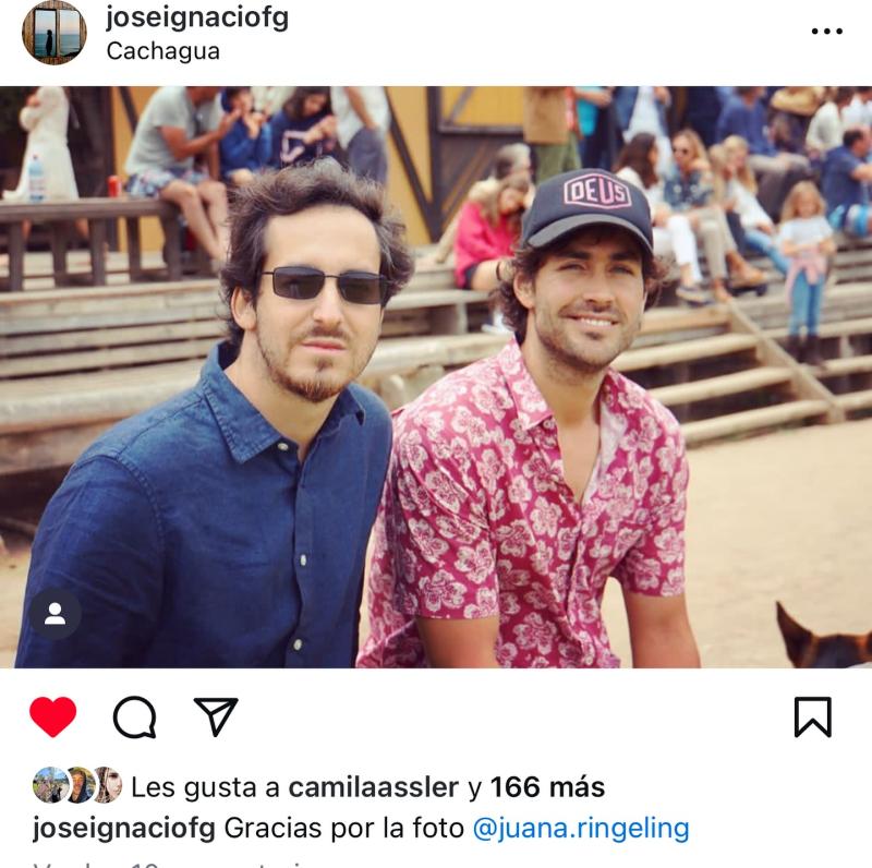 Instagram - Matías Assler y su amigo José Ignacio Fernández