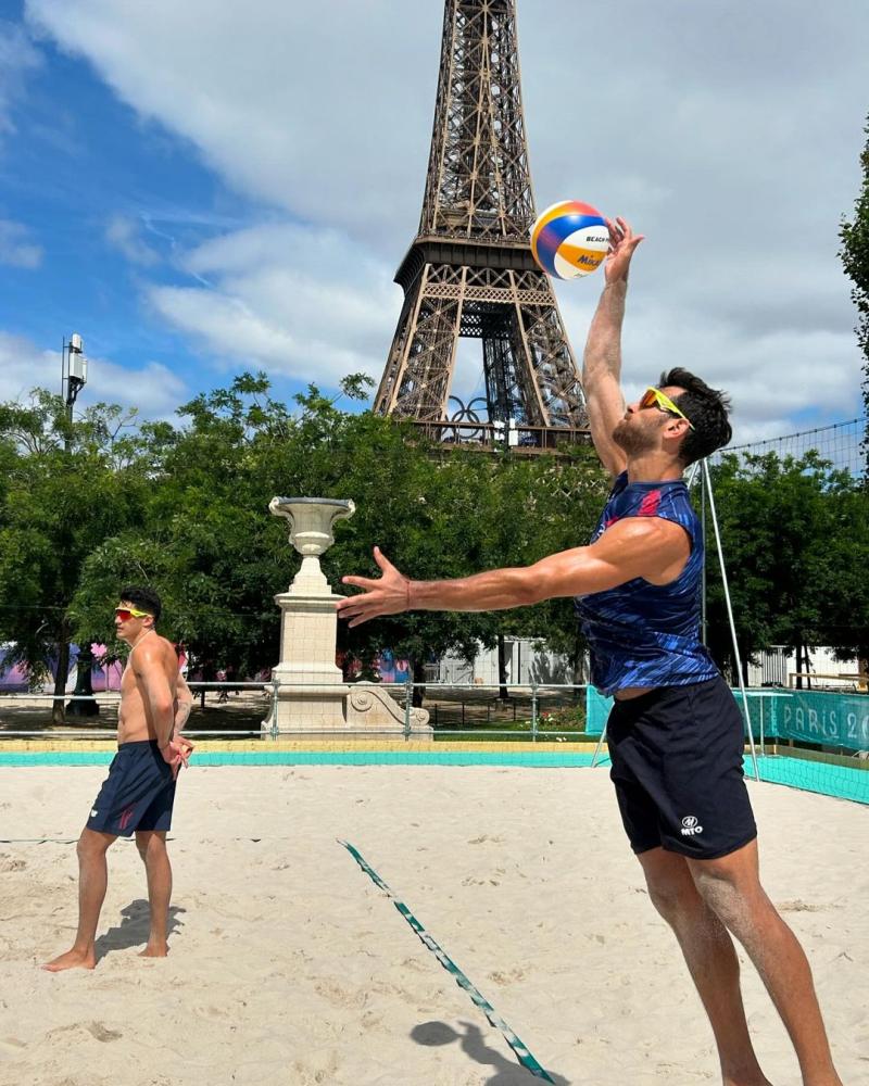 Primos Grimalt entrenan en París para representar al Team Chile en los Juegos Olímpicos - Créditos: Instagram