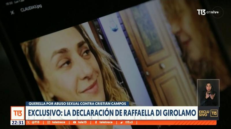 Canal 13 - Raffaella di Girolamo habla de la pelea de su madre con Cristián Campos