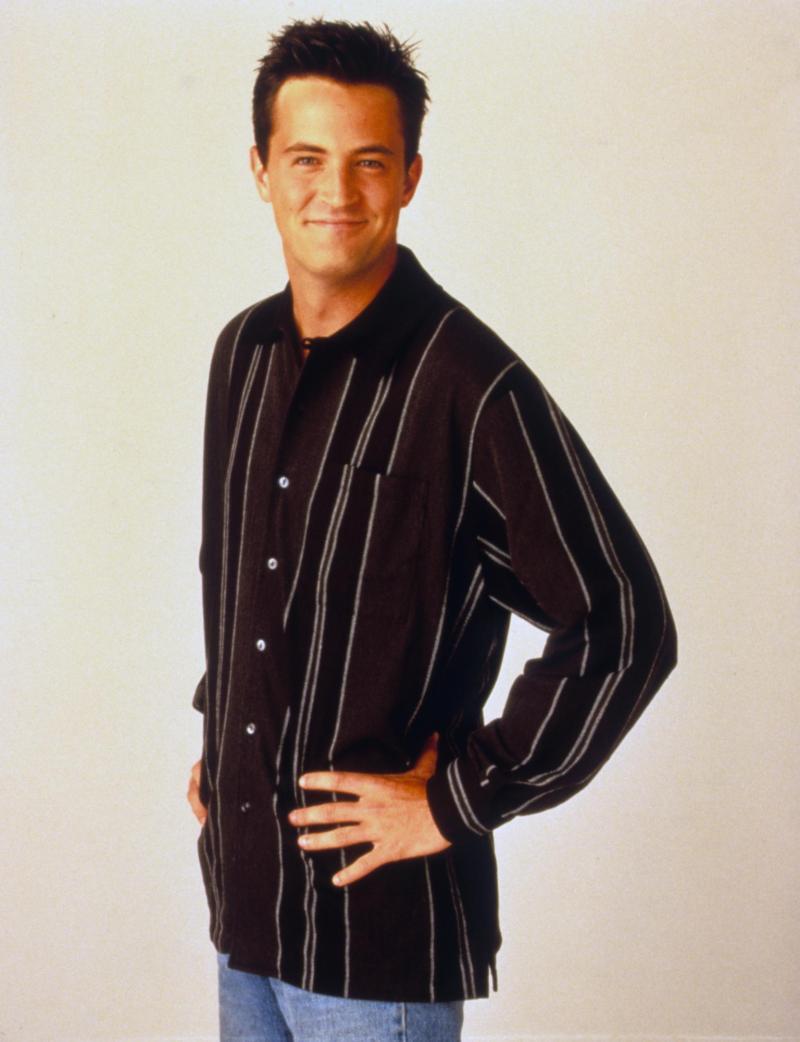 Reuters - Matthew Perry grabando Friends en 1996