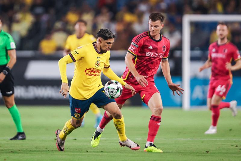 Diego Valdés en el América. Crédito: América.