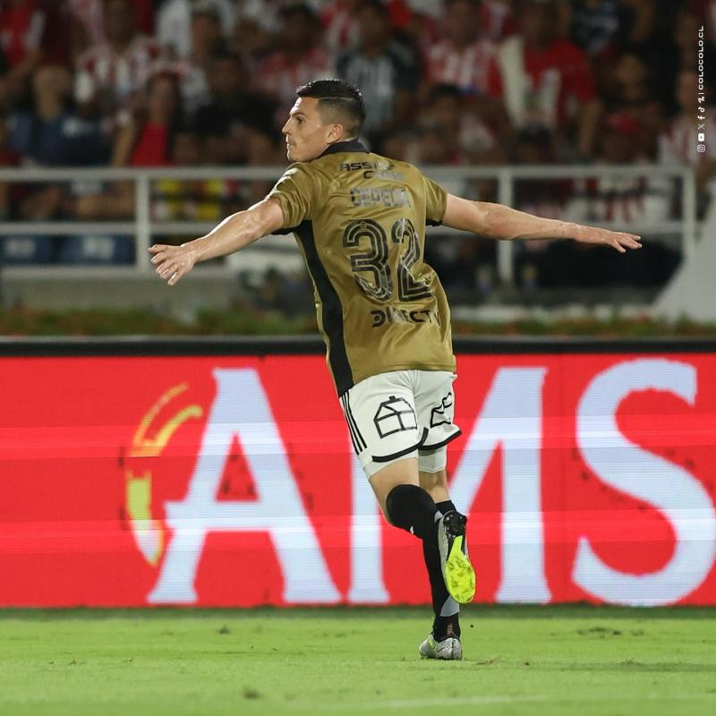 Lucas Cepeda en Colo Colo. Crédito: Colo Colo.