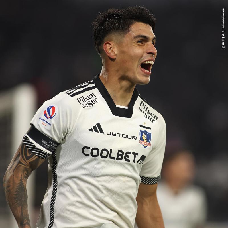 Erick Wiemberg y su gol en Colo Colo. Crédito: Colo Colo.