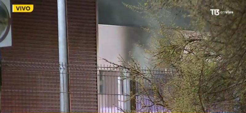 T13 - Incendio en cercanías de penal Punta Peuco