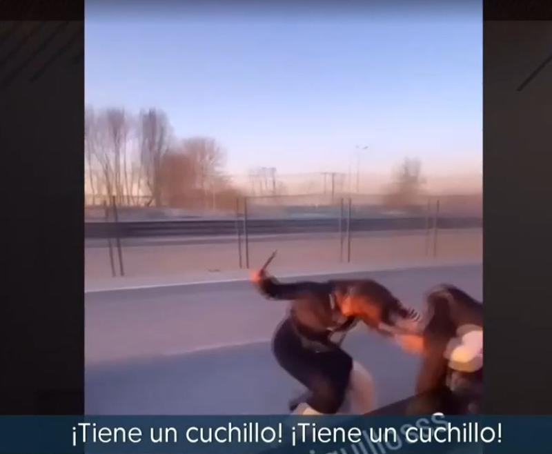 Arma blanca en pelea de influencers